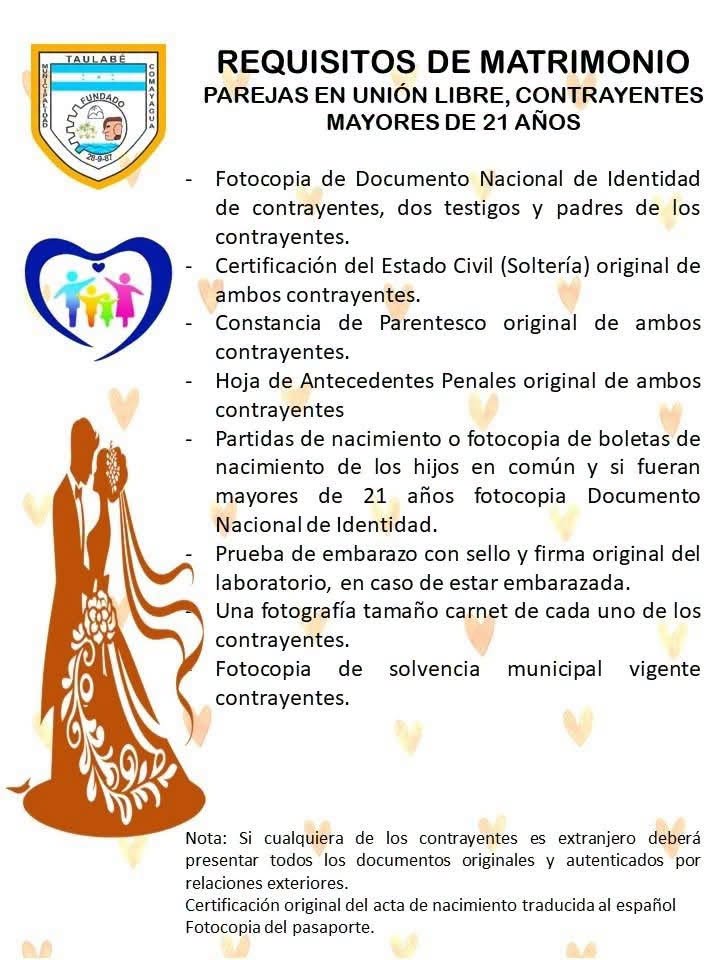 Mayores de 21 Unión Libre